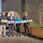 Onthulling logo Almere 50 jaar